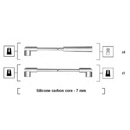 Foto Juego de cables de encendido MAGNETI MARELLI 941385010936