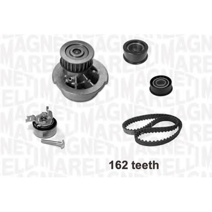 Photo Water Pump & Timing Belt Kit MAGNETI MARELLI 341404200002