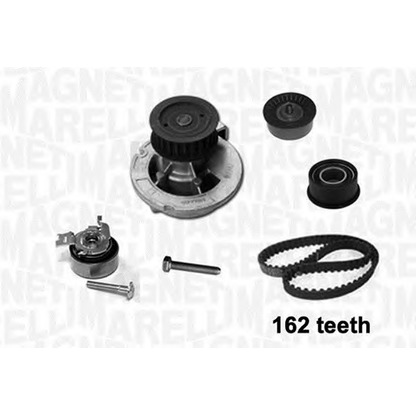 Photo Water Pump & Timing Belt Kit MAGNETI MARELLI 341405720002