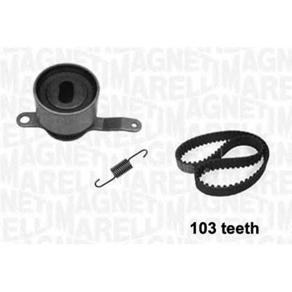 Photo Tensioner Pulley, timing belt MAGNETI MARELLI 341302560000