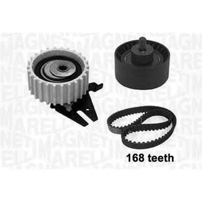 Photo Deflection/Guide Pulley, timing belt MAGNETI MARELLI 341304850000