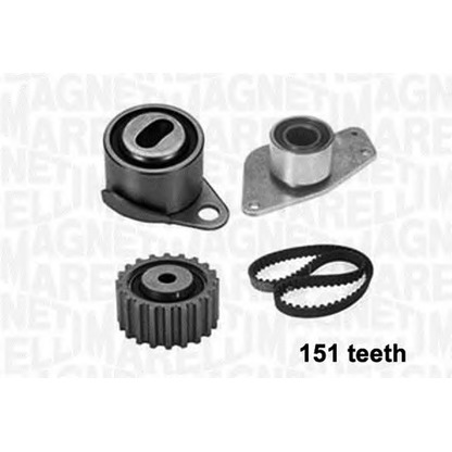 Photo Tensioner Pulley, timing belt MAGNETI MARELLI 341305010000