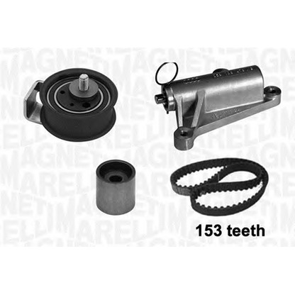 Photo Deflection/Guide Pulley, timing belt MAGNETI MARELLI 341305120000