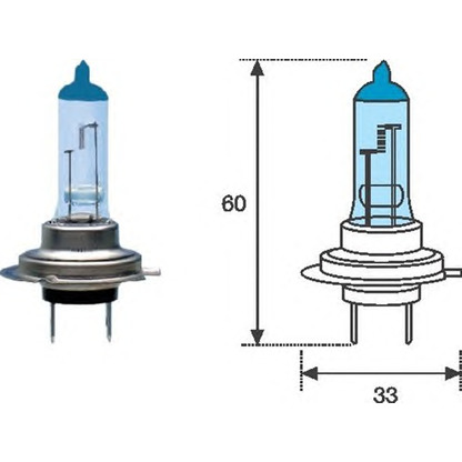 Foto Glühlampe, Fernscheinwerfer MAGNETI MARELLI 002603100000