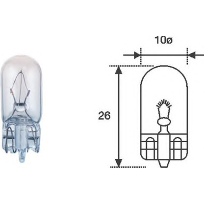 Photo Bulb, indicator MAGNETI MARELLI 003821100000