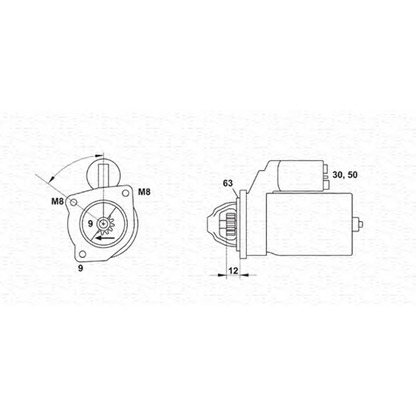 Foto Motorino d'avviamento MAGNETI MARELLI 063103023010