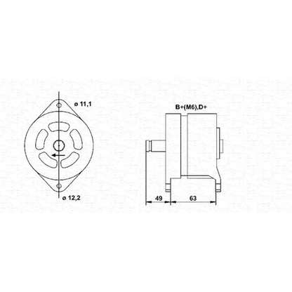 Foto Alternatore MAGNETI MARELLI 063320021010