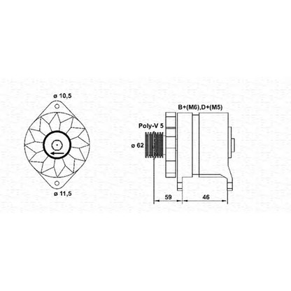 Foto Alternatore MAGNETI MARELLI 063321493010