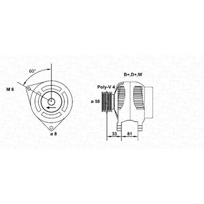 Zdjęcie Alternator MAGNETI MARELLI 063340003010