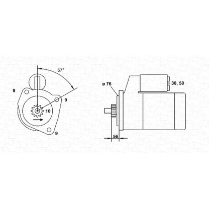 Photo Starter MAGNETI MARELLI 943241009010