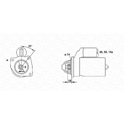 Foto Motor de arranque MAGNETI MARELLI 943241012010