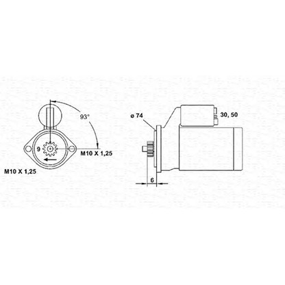 Foto Motorino d'avviamento MAGNETI MARELLI 943241043010