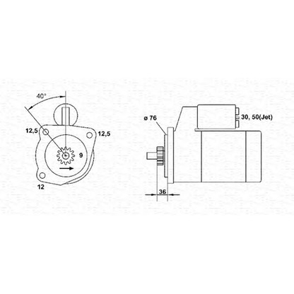 Foto Motorino d'avviamento MAGNETI MARELLI 943241136010