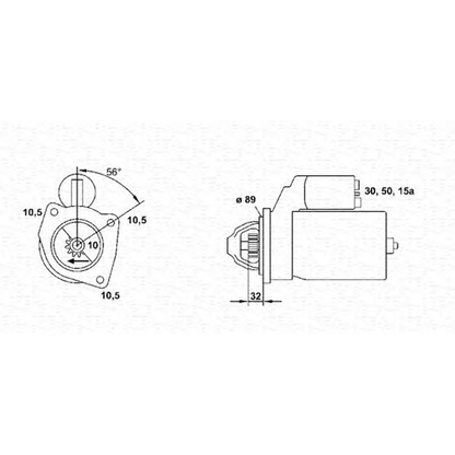 Photo Starter MAGNETI MARELLI 943251015010