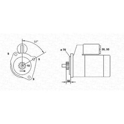 Foto Motorino d'avviamento MAGNETI MARELLI 943251226010