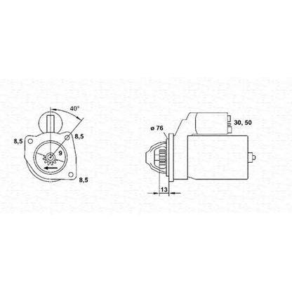 Photo Starter MAGNETI MARELLI 943251268010