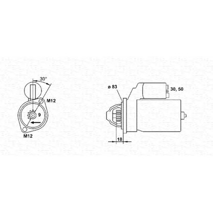 Foto Motorino d'avviamento MAGNETI MARELLI 943251333010