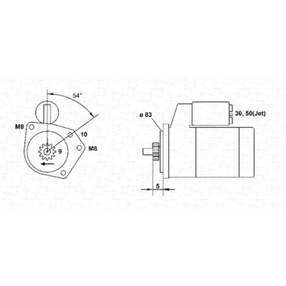 Photo Starter MAGNETI MARELLI 943251340010