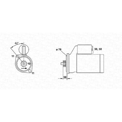 Foto Motor de arranque MAGNETI MARELLI 943251434010