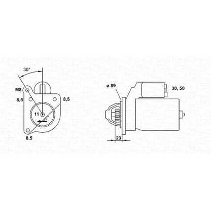 Photo Starter MAGNETI MARELLI 943251442010