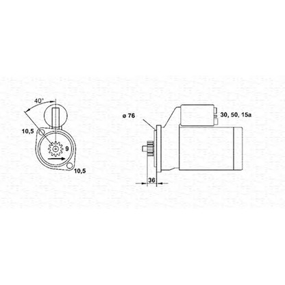 Photo Starter MAGNETI MARELLI 943251624010