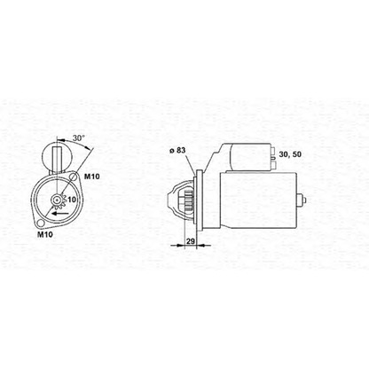 Foto Motor de arranque MAGNETI MARELLI 943251664010