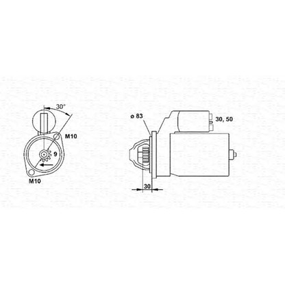 Foto Motorino d'avviamento MAGNETI MARELLI 943251694010