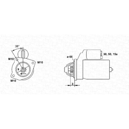 Foto Motor de arranque MAGNETI MARELLI 943251916010