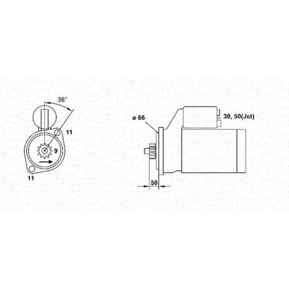 Foto Motorino d'avviamento MAGNETI MARELLI 943253107010