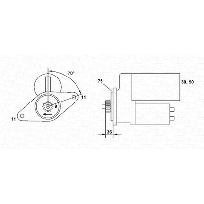 Foto Motor de arranque MAGNETI MARELLI 943253202010