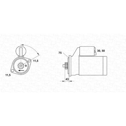 Foto Motorino d'avviamento MAGNETI MARELLI 943253233010