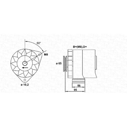 Foto Alternador MAGNETI MARELLI 943346003010