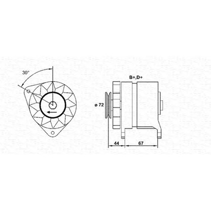 Zdjęcie Alternator MAGNETI MARELLI 943346032010