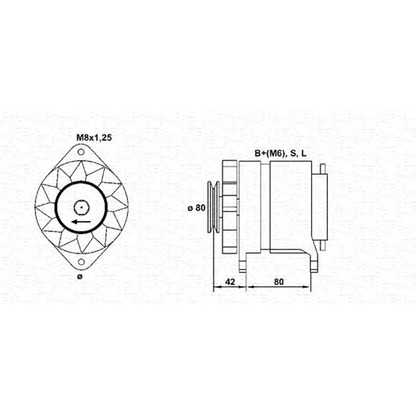 Foto Alternatore MAGNETI MARELLI 943346040010