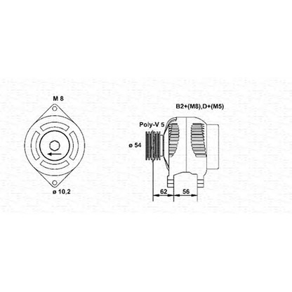 Foto Alternatore MAGNETI MARELLI 943355049010