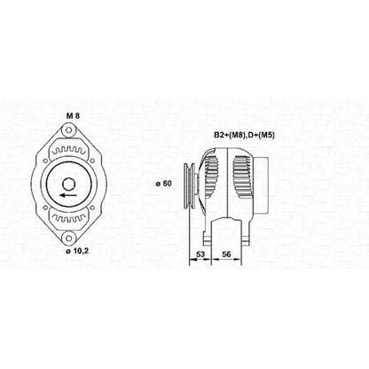 Photo Alternator MAGNETI MARELLI 943355050010