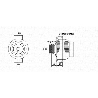 Zdjęcie Alternator MAGNETI MARELLI 943355135010