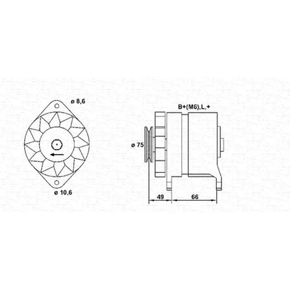 Photo Alternator MAGNETI MARELLI 944356106010