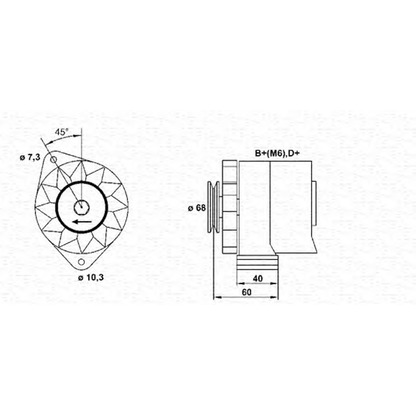 Foto Alternatore MAGNETI MARELLI 943356150010