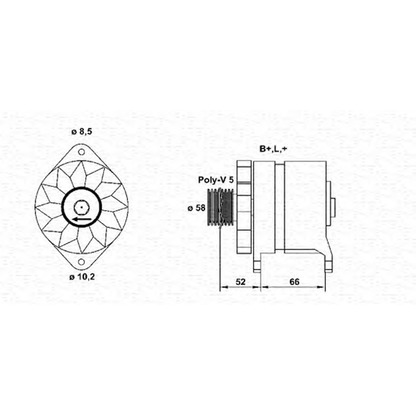 Zdjęcie Alternator MAGNETI MARELLI 943356197010