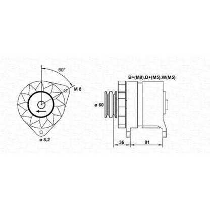 Foto Alternatore MAGNETI MARELLI 943356205010