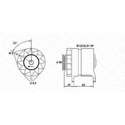 Zdjęcie Alternator MAGNETI MARELLI 943356245010