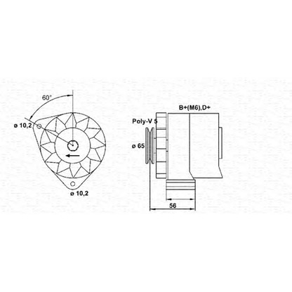 Foto Alternatore MAGNETI MARELLI 943356268010