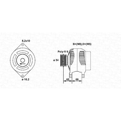 Foto Alternador MAGNETI MARELLI 943356329010