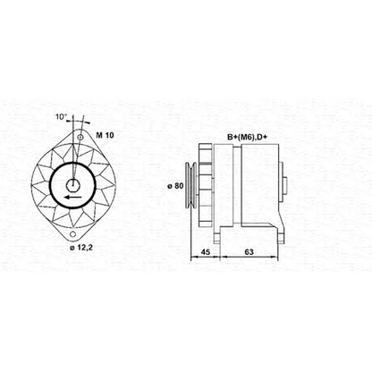 Foto Alternatore MAGNETI MARELLI 943356380010