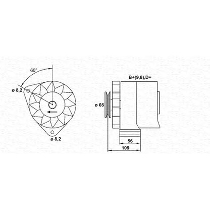 Photo Alternator MAGNETI MARELLI 943356446010