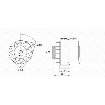 Zdjęcie Alternator MAGNETI MARELLI 943356555010