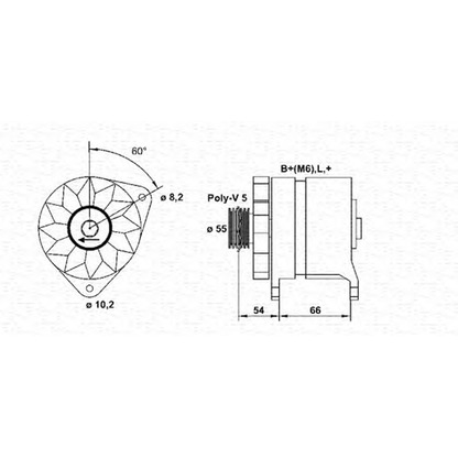 Foto Alternador MAGNETI MARELLI 943356564010