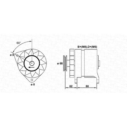 Photo Alternator MAGNETI MARELLI 943356654010