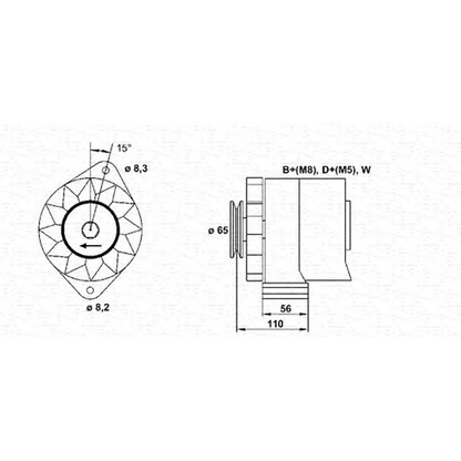 Zdjęcie Alternator MAGNETI MARELLI 943356682010